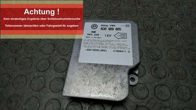 Airbagsteuergerät VW Sharan 1.8 5V Turbo 7 M 6Q0909605 12 Monate Garantie