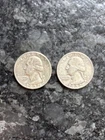 Lot of Two 1952 And 1957 Washington Quarter Dollars, Denver Mint, Uncirculated