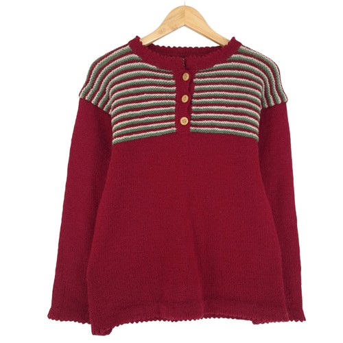 Nordic Pullover Sweatshirt Norwegen Rot Norweger Wolle Damen Ks2 GRÖSSE S