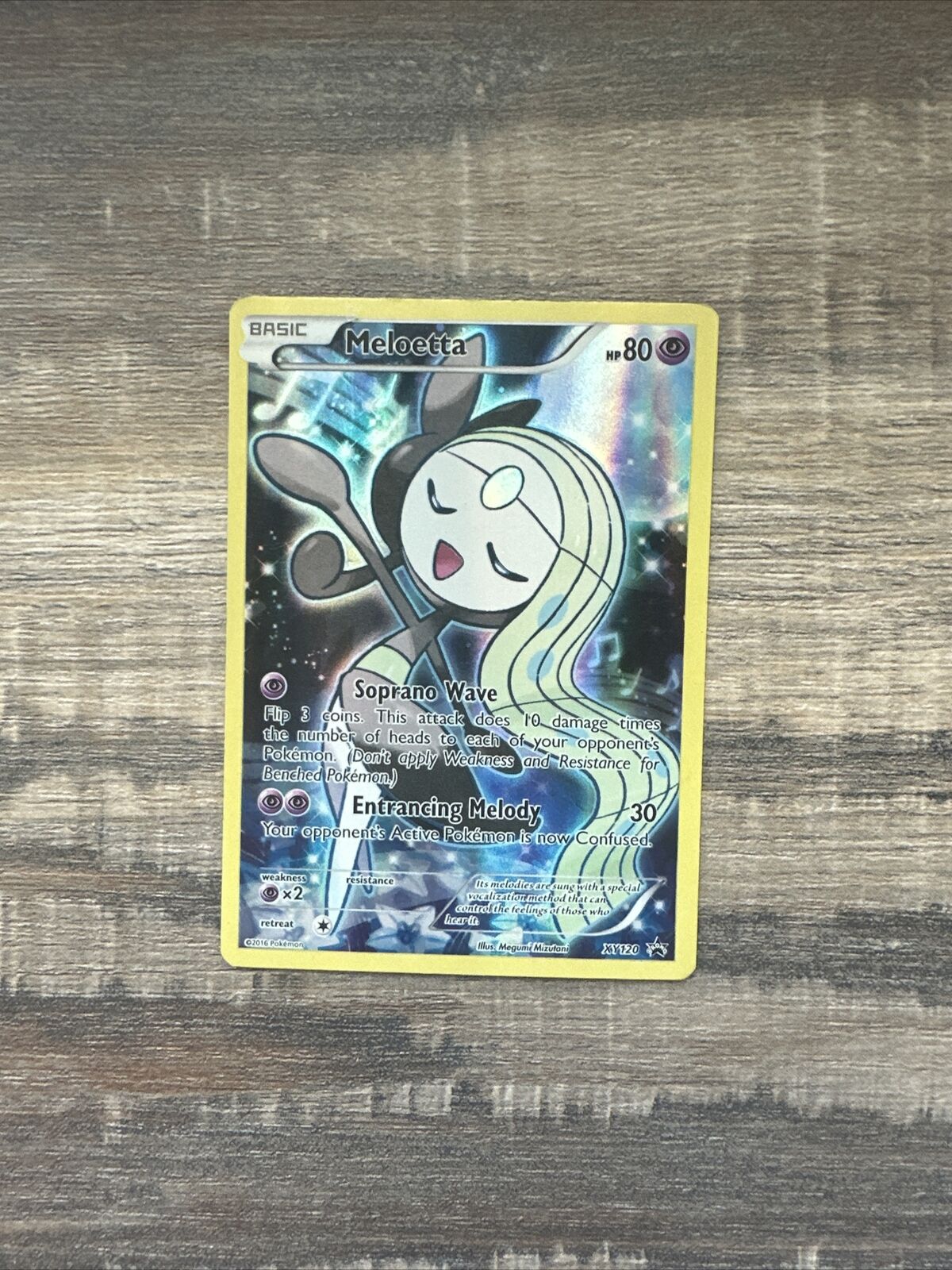 Pokemon X & Y Promo Holo Rare Meloetta XY120