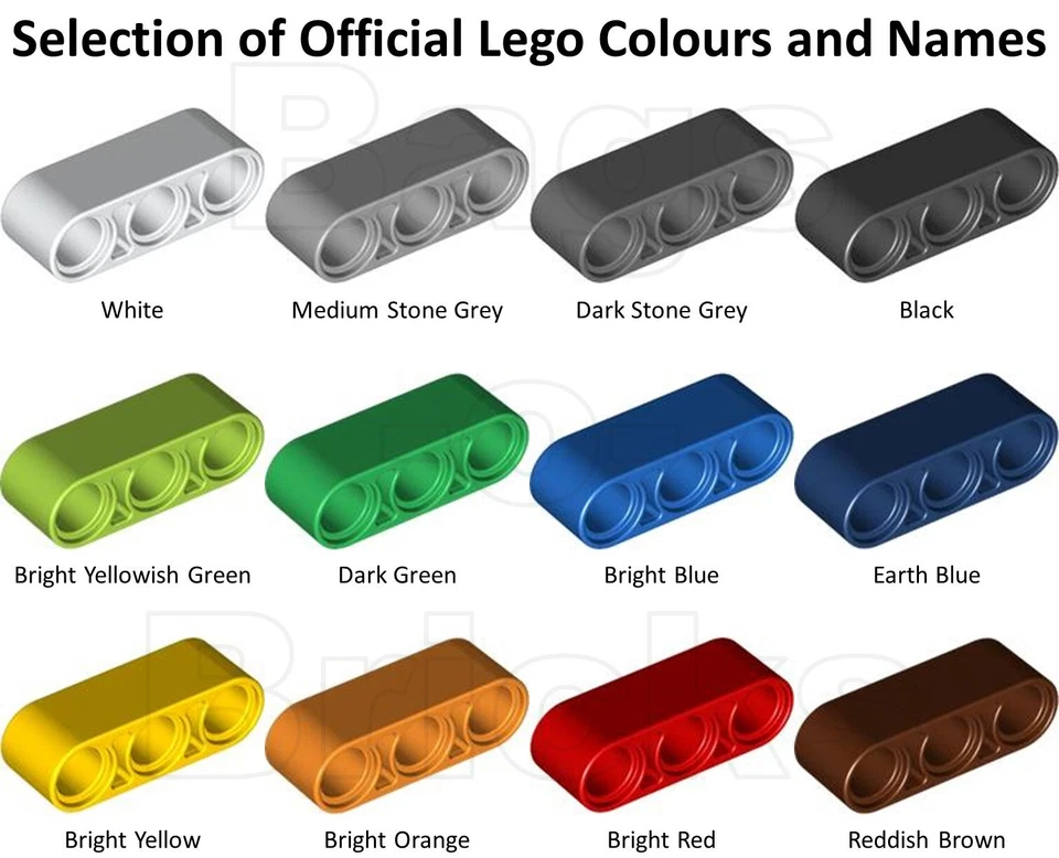 Lego Technic Bricks 10x Dark Green 3x5 Studless L Angle Beam 6013557 32526 NEW - image 4 of 4