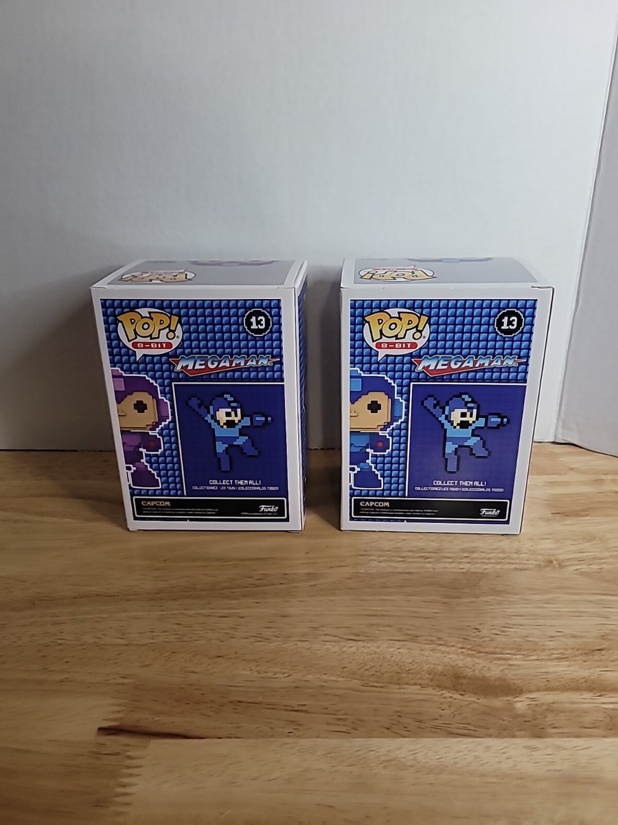 Funko Pop Megaman 8 bit figures #13 Mega Man + Black Hole Bomb
