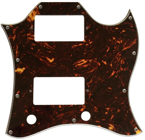Guitar Parts For Gibson US SG Standard Full Face Guitar Pickguard Brown Tortoise