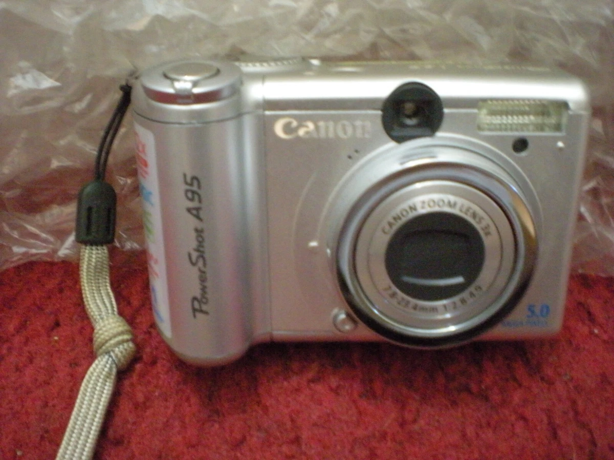 Appareil Photo Numérique Canon Powershot A95 5MP Compact Avec Zoom 7.8-23.4 Mm