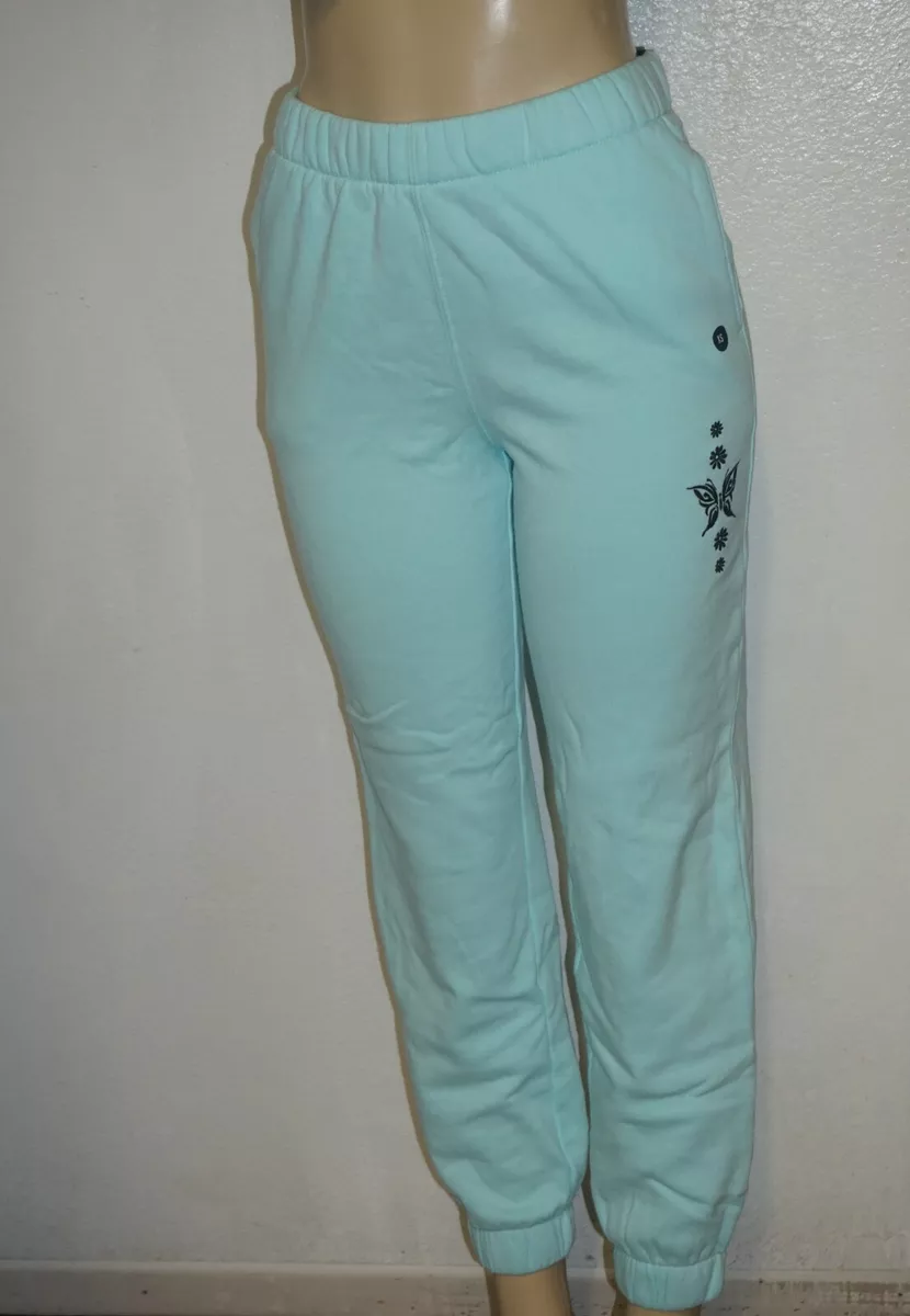 NWT HOLLISTER WOMENS TURQUOISE ULTRA HIGH RISE DAD JOGGERS SIZE EXTRA SMALL