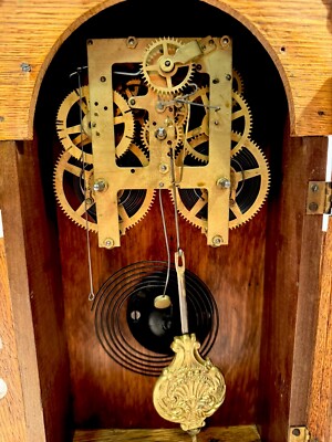 Ingraham Antique Parlor/Kitchen/Mantel Clock - “Saturn” Model | eBay