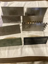 Misc. tile trowels 8 total