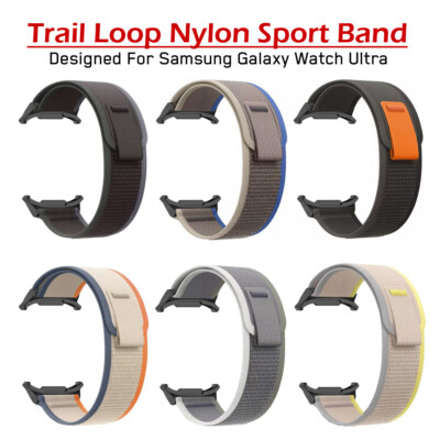 Nylon Sport Armband Trail Loop für Samsung Galaxy Watch Ultra 2025 Ersatzarmband
