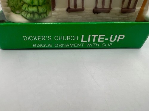 Dept 56 Dicken's Church Lite-Up Clip Ornamento #6521-8 NUOVO* - Foto 7 di 9