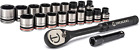 Crescent 20 Piece X10 3/8" Drive 6 Point Standard Sae/Metric Mechanics Tool Set