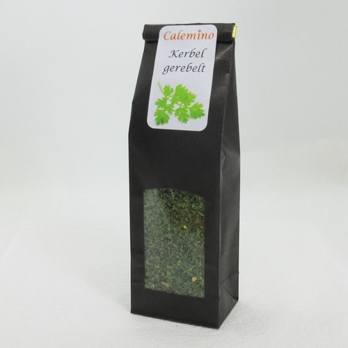 Calemino Chervil Ground Ia 20g for Soups Sauces Salads Fish and Egg Dishes - Picture 2 of 5