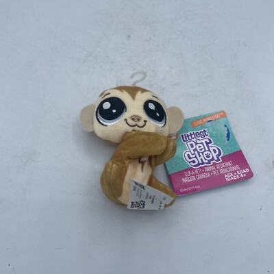 Littlest Pet Shop LPS Monkey Clicks Monkeyford Bag Clip On Plush A6