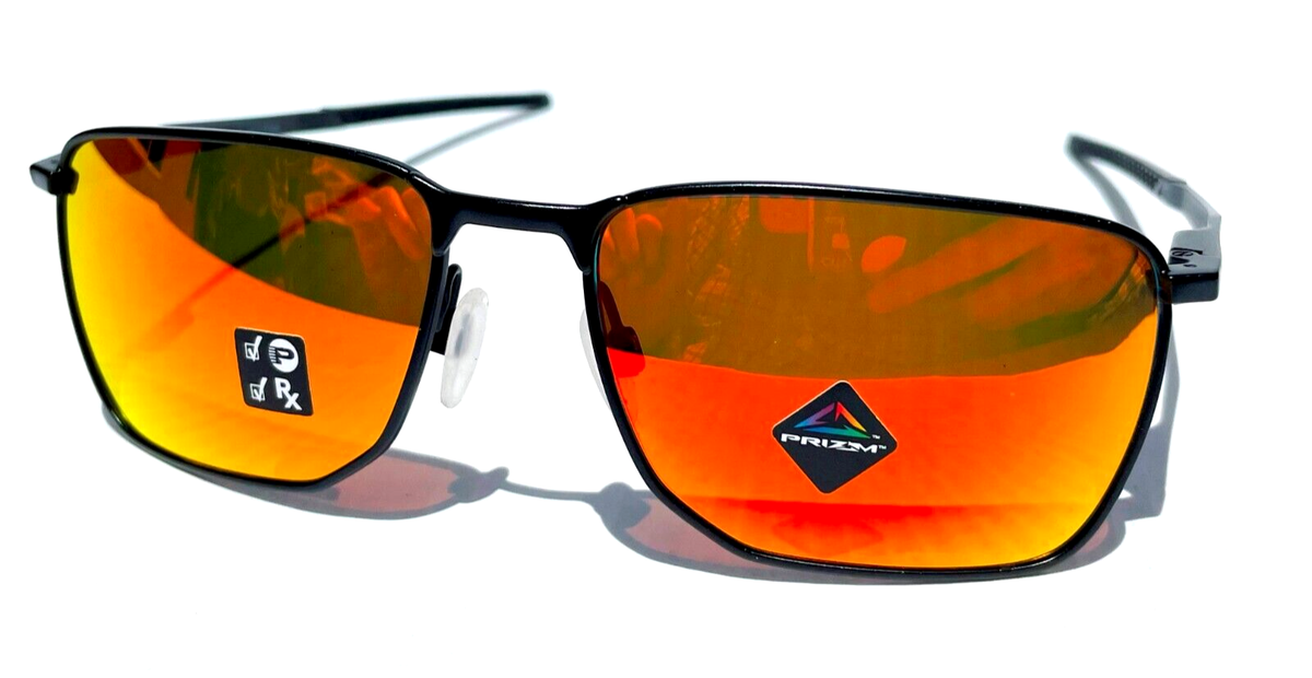 NEW Oakley EJECTOR Light Steel POLARIZED PRIZM Ruby Lens Sunglass