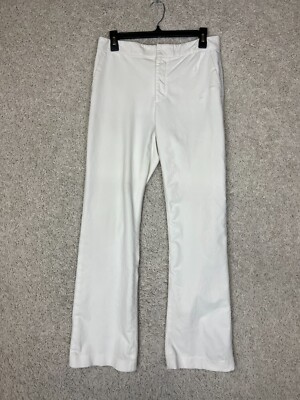 Club Monaco Pants Womens Size 6 Long White Bootcut Minimal Preppy Career