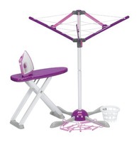 Kids Laundry Ironing Board Clothes Washing Pegs Pretend Activity Toy Gift Girl Kids Laundry Ironing Board Clothes Washing Pegs Pretend Activity Toy Gift Girl