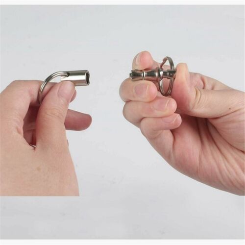 5 Pack Detachable Keychain Quick Release Stainless steel Pull Apart Key Rings - Picture 6 of 8