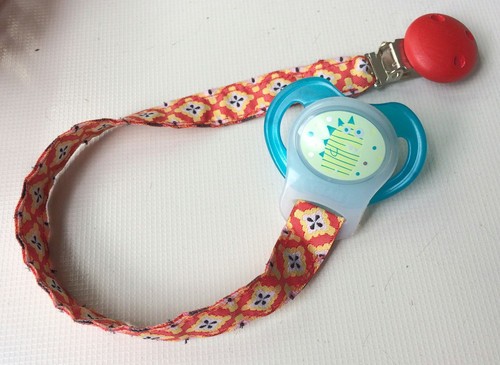 Schnullerkette Muster Miniblings Handarbeit Baby Schnullerband Schnuller Kleinki - Bild 2 von 5