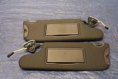 2018 DODGE CHALLENGER HELLCAT SRT 6.2L OEM BLACK LH RH INTERIOR SUN VISORS #1204