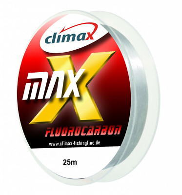 Climax Max Fluorocarbon 25m  Vorfachschnur Fluoro Carbon alle Stärken