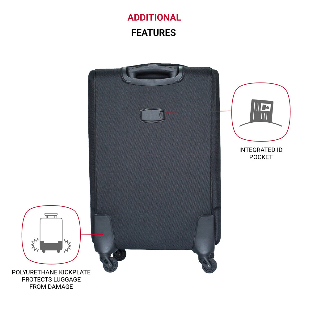 20/24inch Luggage 2-piece Set Oxford cloth suitcase Durable Expandable Suitcase