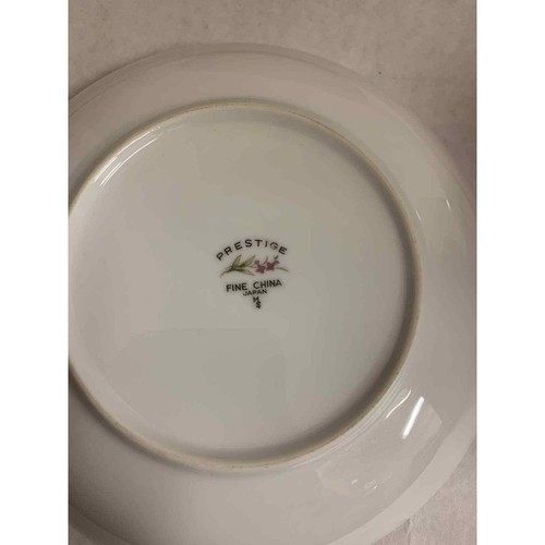 Vintage Prestige Japan Fine China Purple Floral Soup Bowl, Set of 5 - Picture 4 of 8