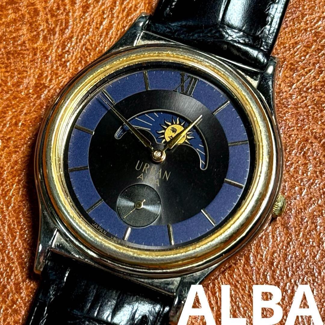 A90 希少 稼動品 SEIKO ALBA サンムーンフェイズ 90年代 SEIKO ALBA Sun Moon Phase 90 s Vintage Men's Watch 31mm | eBay