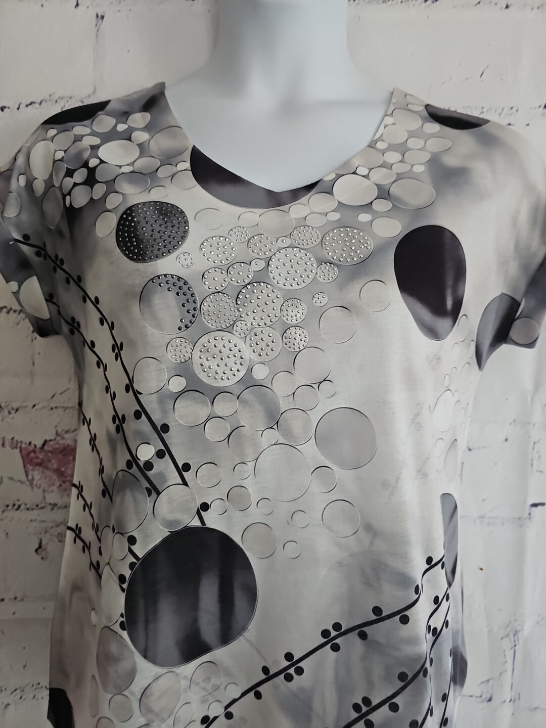 New Direction Sample Product Pullover Top Geometr… - image 2