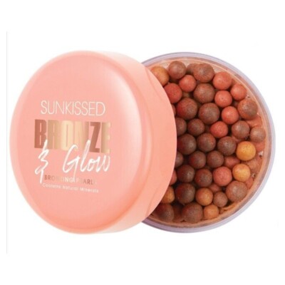 Sunkissed Bronze and Glow Bronzing Pearls Bronzer VEGAN Natural Minerals NEU 45G