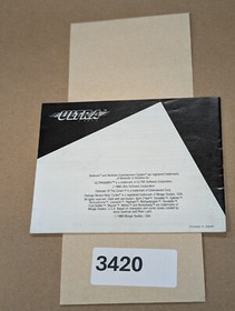 Teenage Mutant Ninja Turtles - Nintendo NES- Manual Only **NO GAME!