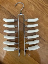 tie hanger, 2 per order, colors either white or black, will be selected randomly