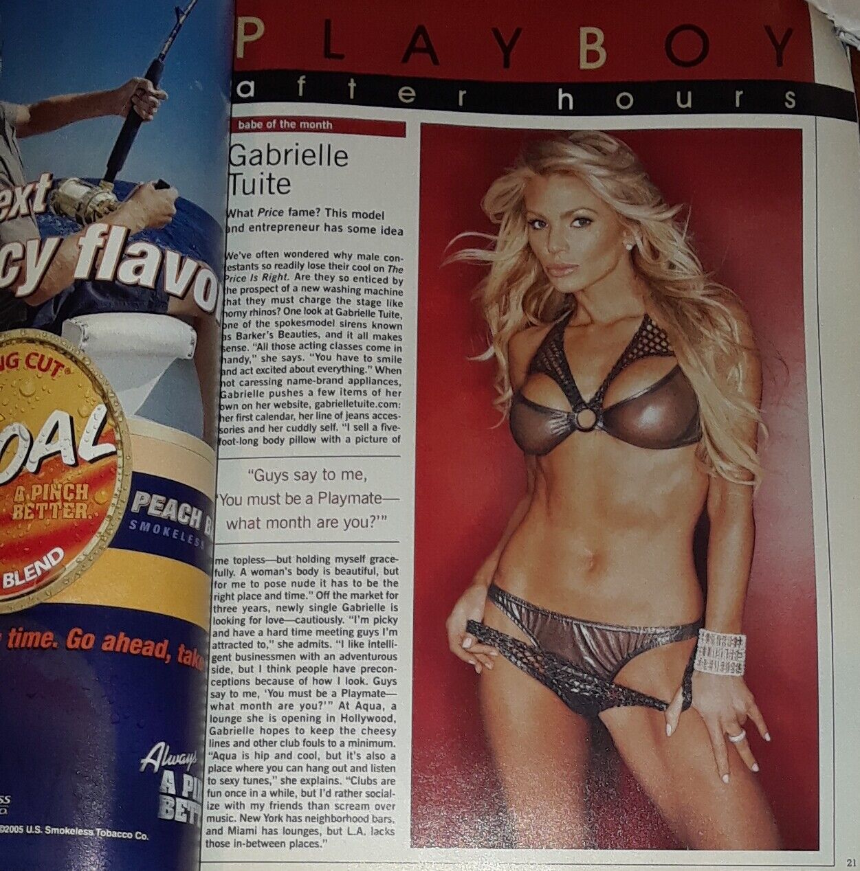 Playboy Magazine September 2005 Pull Out Centerfold ☆Jessica Canseco (Joseand#039;s Ex) eBay billede