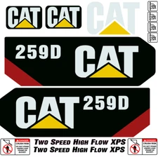 Fits Caterpillar 259D Decal Kit Skid Steer 3M VINYL / FREE SHIPPING