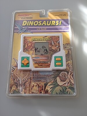 Dinosaurs! LCD Game Watch Vintage Tiger Electronics 1992
