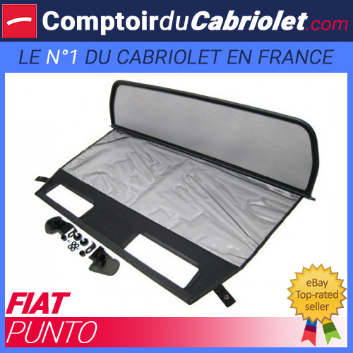Filet anti-remous Fiat Punto pour stopper les courants d'air froids et rouler cheveux protégés