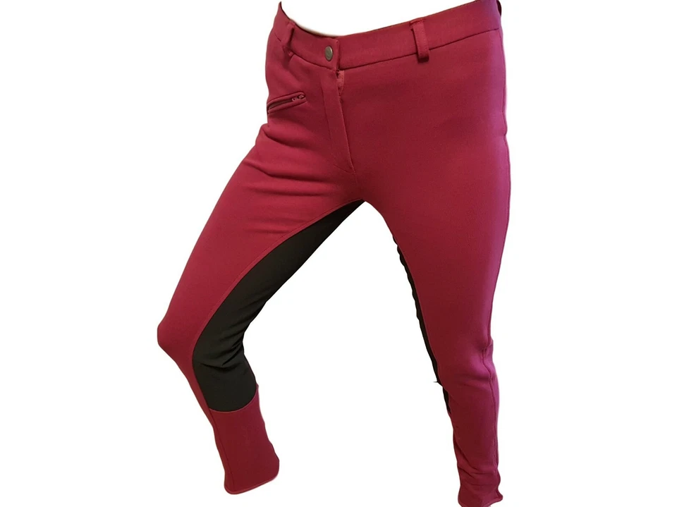 PFIFF Damen Reithose Pink-Grau in den Gr: 36/38/40/42 - Bild 3 von 4