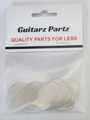 351 UNPRINTED Clear Medium Guitar Picks .71mm Celluloid 12 picks