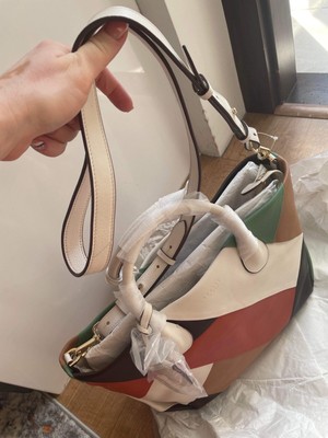 BNWT Radley Aster Way.Patchwork Slouch Hand Bag H6358109 Light