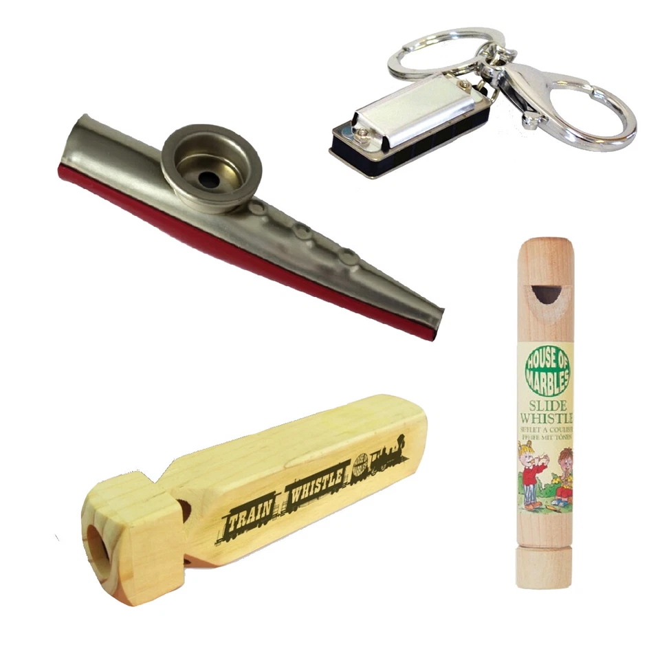 Whistles Kazoo Music Musical Instruments Gift Toys House Of Marbles (1 Supplied)