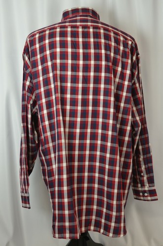 New XMI Men's Button Up Shirt Size XXL Check Plaid Cotton Casual Colorful Fun - Picture 5 of 10