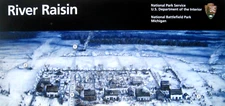 River Raisin National Battlefield National Park Service Unigrid Brochure Map