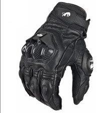 Motorrad Handschuhe Rindsleder Vollfinger lan...