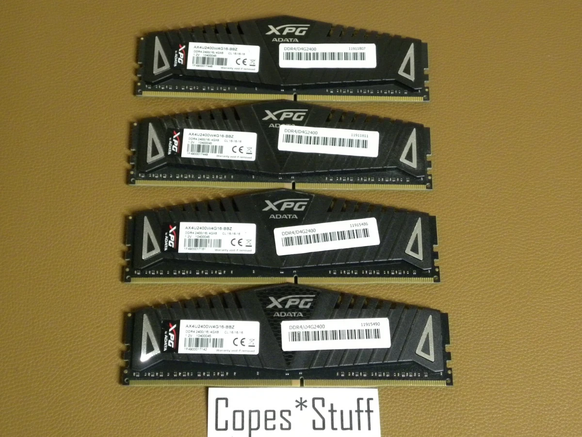 ADATA PC4-19200 (DDR4-2400) Bus Speed Computer RAM 16 GB Total