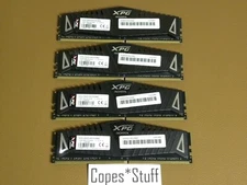 ADATA XPG Lot (4) x 4GB = 16GB DDR4 PC4-19200 2400T 2400MHz Desktop RAM