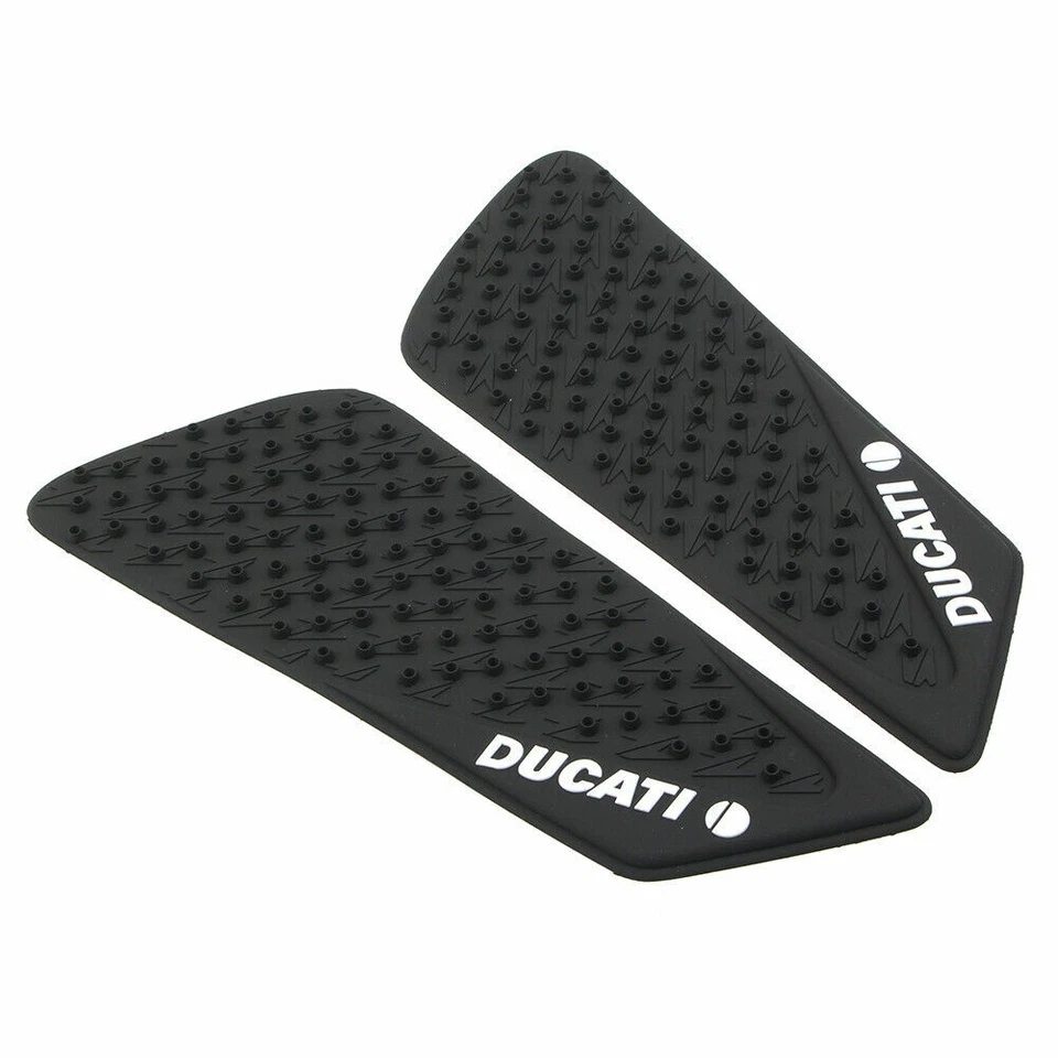 Protector de empuñaduras laterales de combustible para rodilla almohadilla de gas de tracción del tanque para Ducati 848/1098/1198 Foto 4 de 4