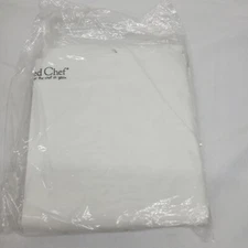 Pampered Chef - White Apron ~ NEW