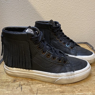 vans fringe high tops