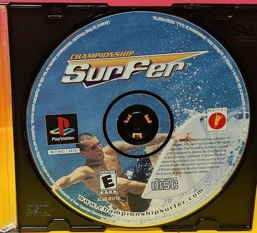 Championship Surfer  - Playstation 1 2 PS1 PS2 Game Tested Works