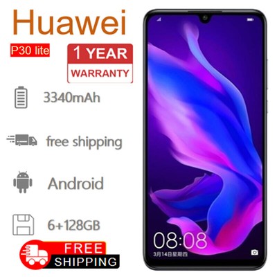 New Unlocked Huawei P30 Lite 6+128GB Dual SIM Android Smartphone (BLACK)
