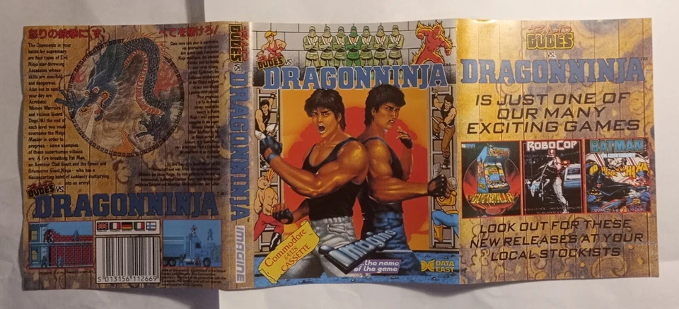 DRAGON NINJA - Imagine original complete - Commodore 64 C64 - TESTED See photos - Image 4 of 4