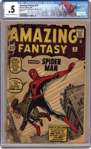 Amazing Fantasy #15 CGC 0.5 1962 3694850001 1st app. Spider-Man